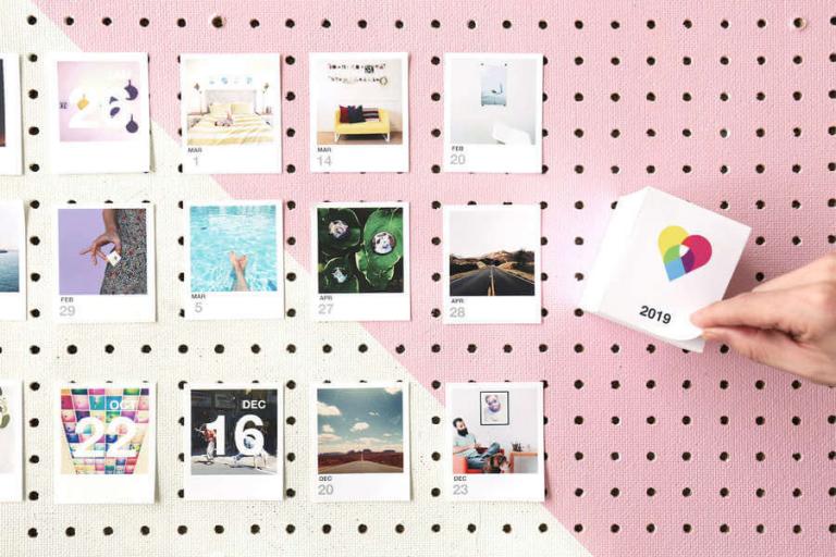 Calendario con fotos de instagram