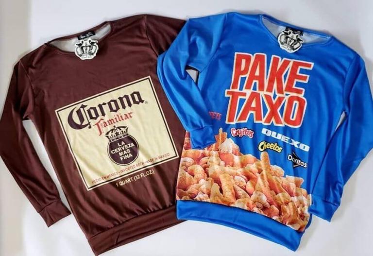 Playeras con estampados excéntricos