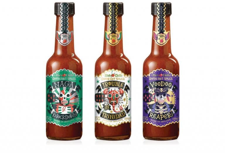 Etiquetas para salsas picantes