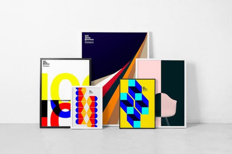Pósters 100 años de Bauhaus