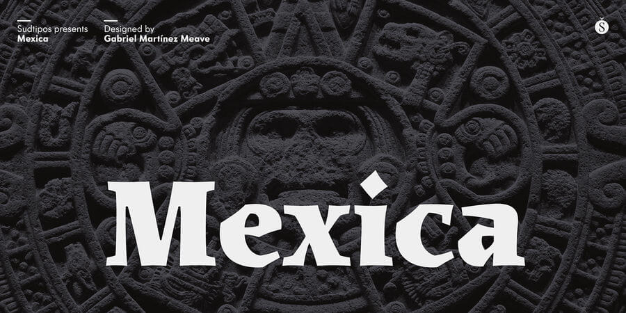 Fuente tipográfica Mexica