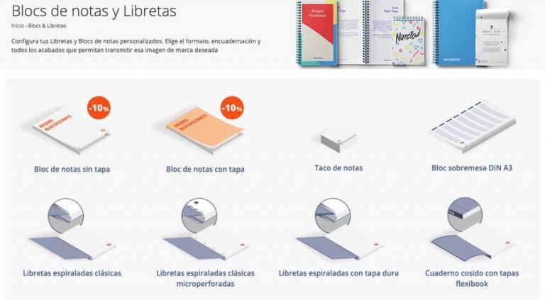 Impresión de folletos plegados