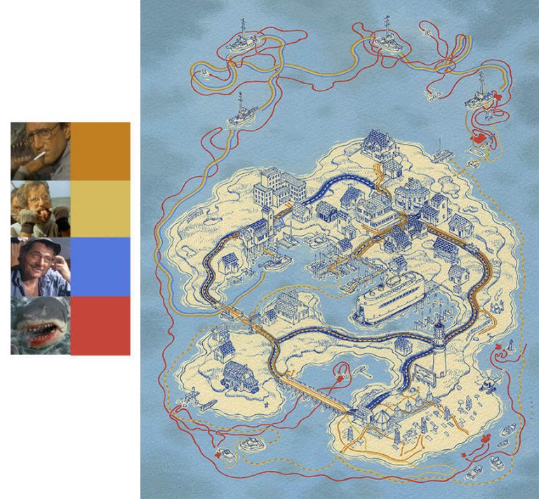 Estos mapas te muestran lugares importantes de las películas
