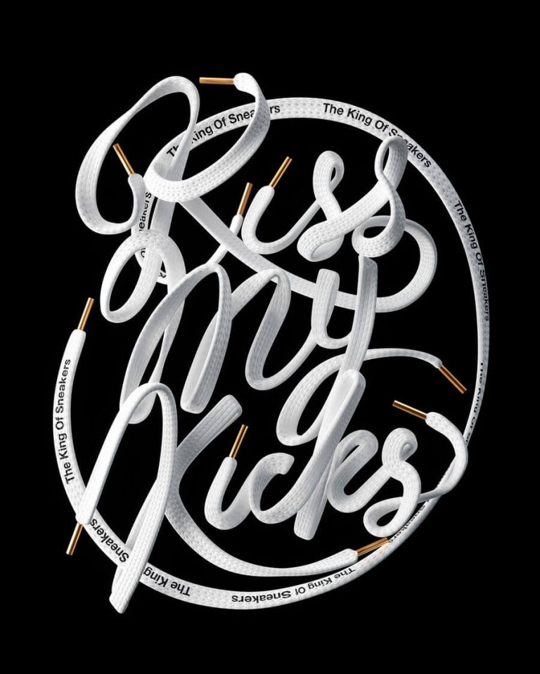 Ilustración y tipografía en 3D