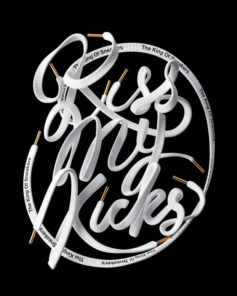 Ilustración y tipografía en 3D