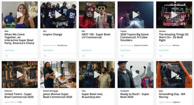 comerciales del Super Bowl 2020
