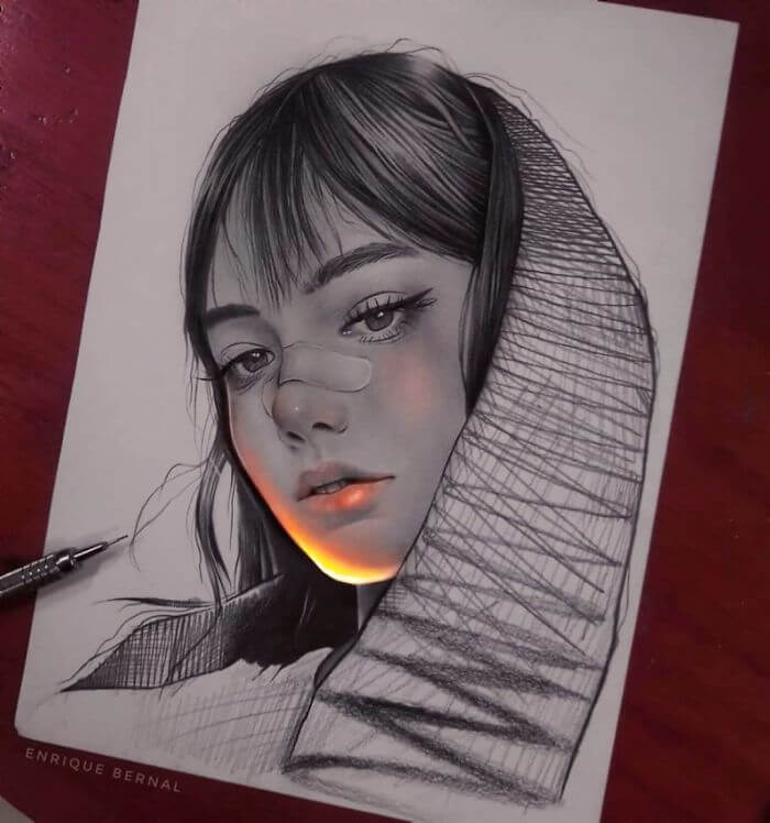 Dibujos con brillos digitales