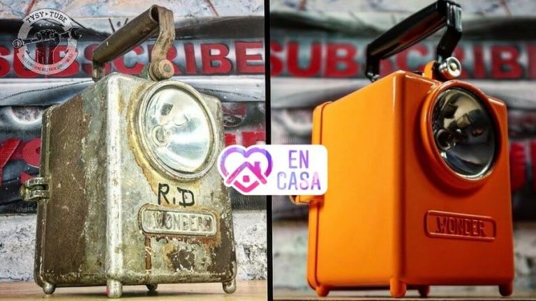 restauración de objetos oxidados