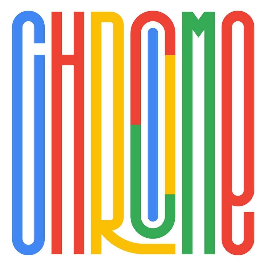 tipografía alargada