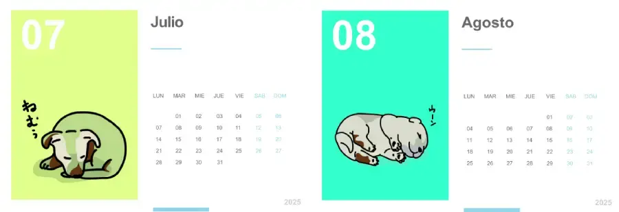 Calendario 2025
