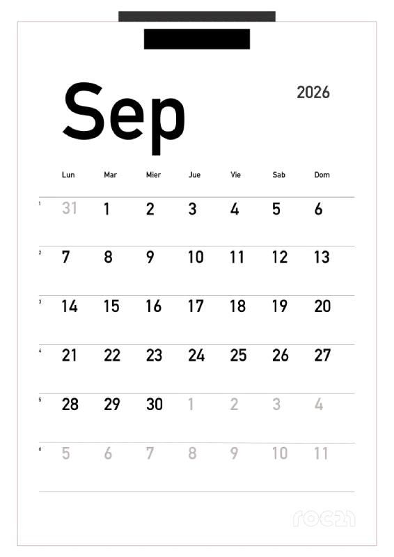 Septiembre 2026